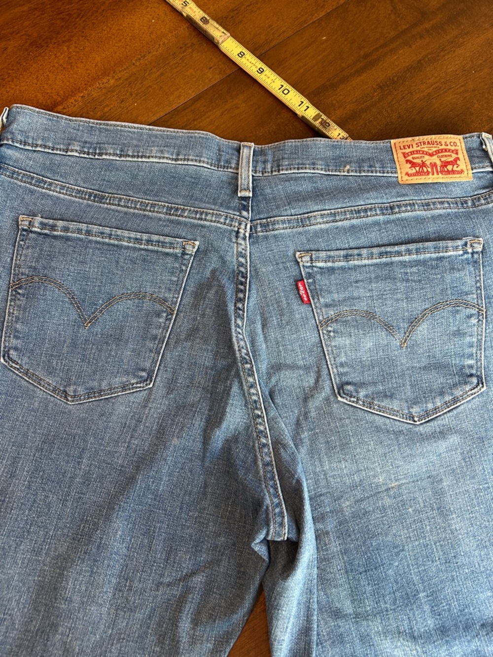 Women’s Jean Capris Levi Strauss 311 shaping skinny capri High-Rise 32 W - Picture 5 of 11
